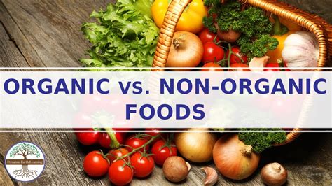 Organic Food Vs Non Organic Food