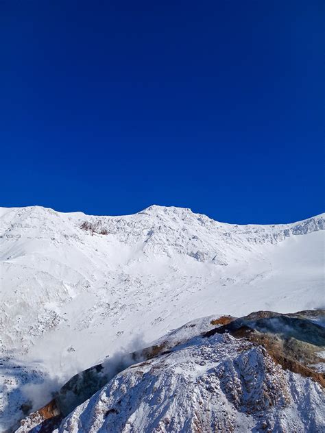 Snow Covered Mountain Under the Blue Sky · Free Stock Photo