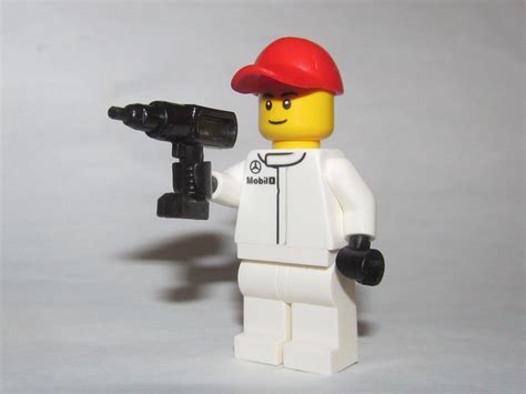 LEGO Minifigure with Drill