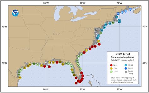 What are the chances a hurricane will hit my home? | National Oceanic and Atmospheric Administration