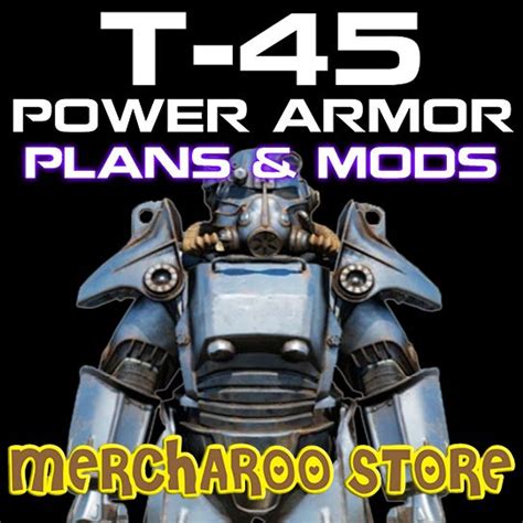 T45 Power Armor Plans + Mods - Game Items - Gameflip