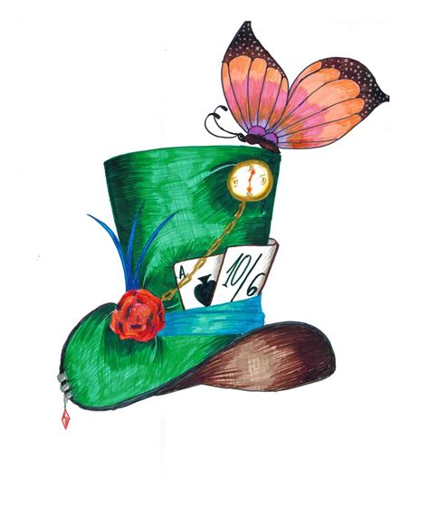 Mad Hatter Cartoon Hat - ClipArt Best