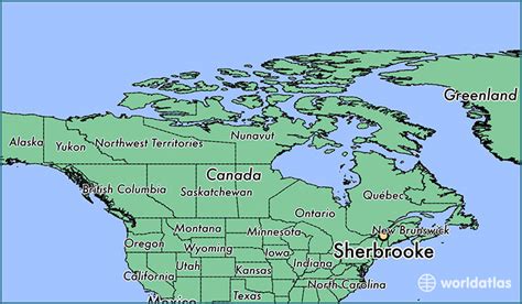 Where is Sherbrooke, QC? / Sherbrooke, Quebec Map - WorldAtlas.com