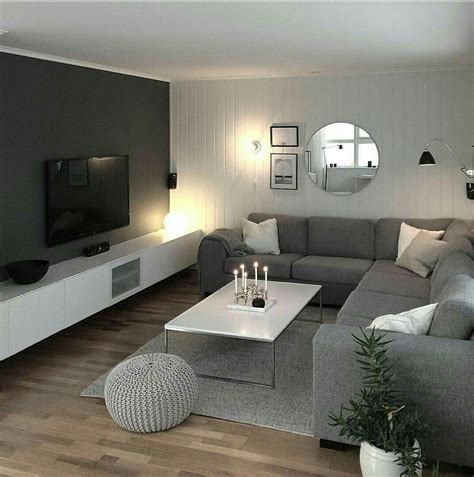 Amazing Scandinavian Living Room / Gray&White Comfort living in 2020 | Affordable living rooms ...