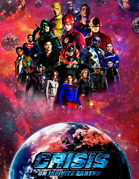 [Fan Art] My Crisis On Infinite Earths poster | Infinite earths, Flash tv series, Earth poster