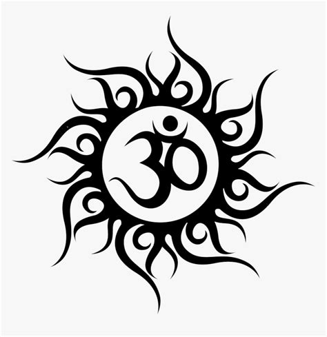 Om Png Transparent Images - Om Black And White, Png Download , Transparent Png Image - PNGitem