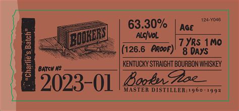 Booker's 2023-01 Charlies Batch 750ml - Bottle Shop of Spring Lake