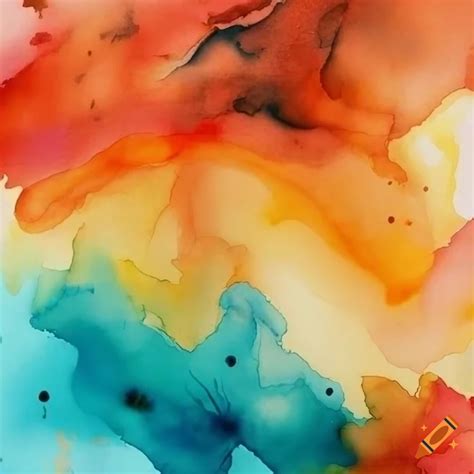 Abstract watercolor painting