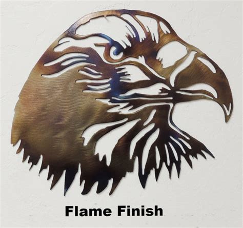 Eagle wildlife metal wall art silhouette. Eagle head wall art hanging – HORSEFLY METAL WORKS LLC