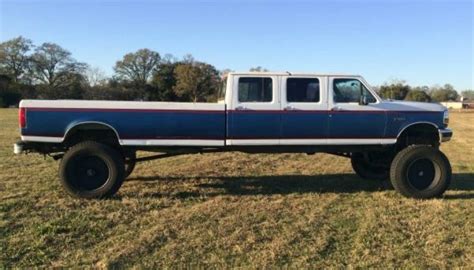 This 6-Door 1992 Ford F-350 with an 11-foot Extended Bed Is Up for Sale - autoevolution