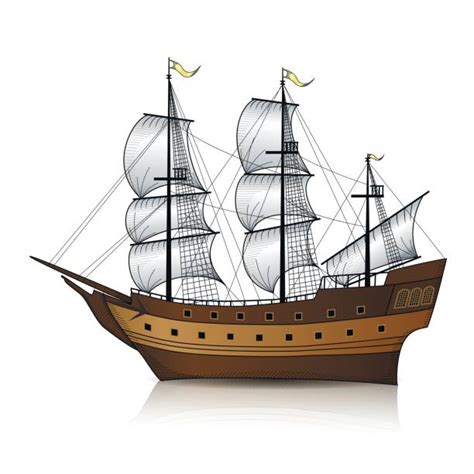 Best Sailing Ship Illustrations, Royalty-Free Vector Graphics & Clip Art - iStock