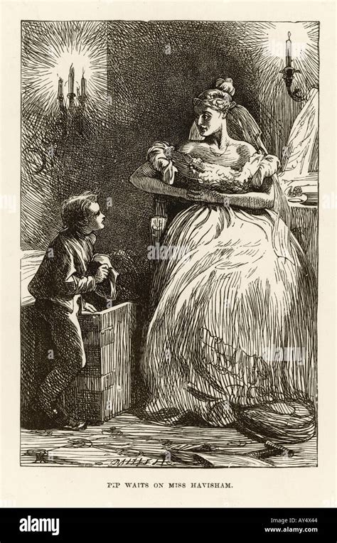 Pip Miss Havisham Stock Photo - Alamy