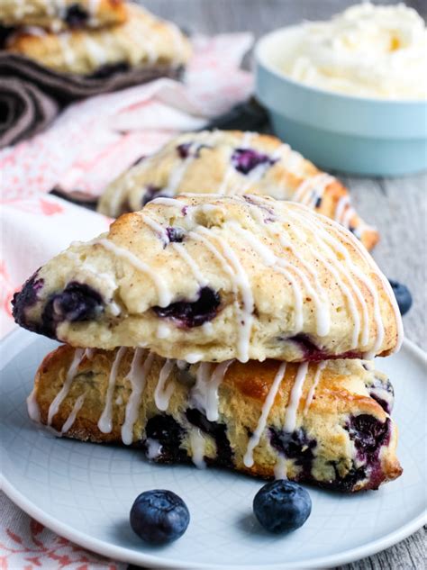 Easy Blueberry Scones (Gluten-Free Optional) - Mommy Hates Cooking