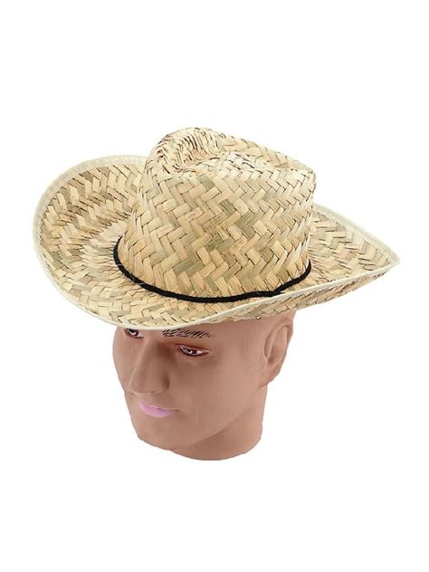 Straw Stetson Hat - Costumes R Us Fancy Dress