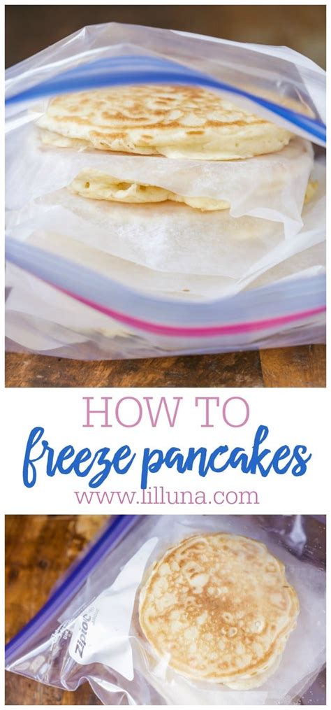 How to Freeze + Reheat Pancakes | Lil' Luna