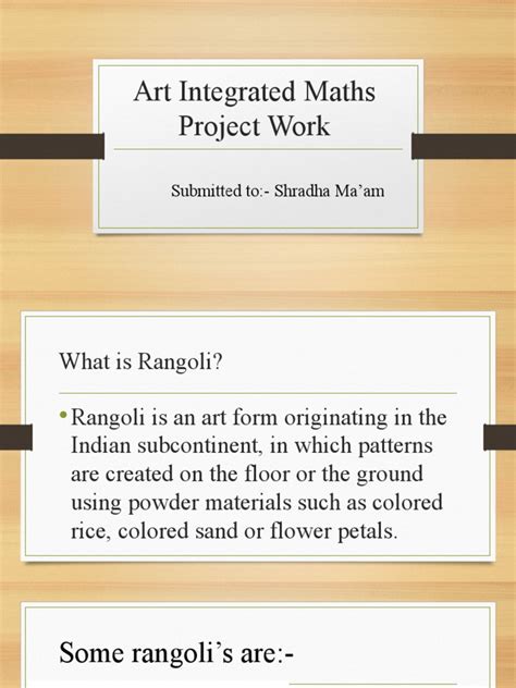 Art Integrated Maths Project Work | PDF