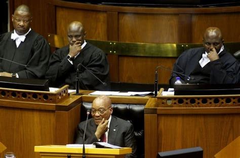 Rivals Disrupt Jacob Zuma’s Speech on South African Economy - The New York Times