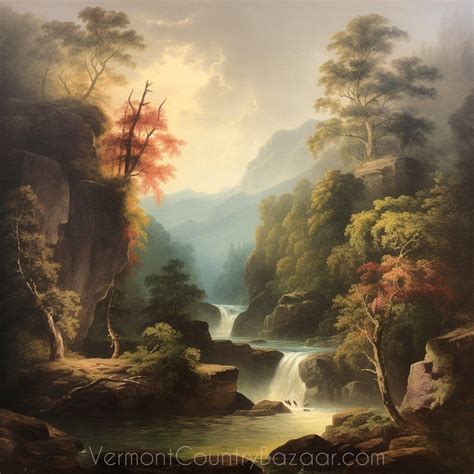 Landscape Hudson River School AI Digital Image Art - Etsy in 2023 ...