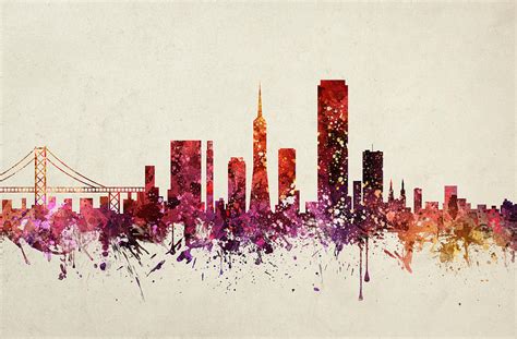 San Francisco Skyline Drawing at PaintingValley.com | Explore ...