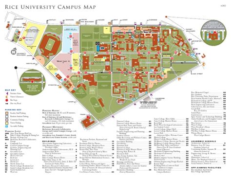 Rice University Campus Map Color | PDF | Universities And Colleges | Students