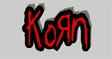 KoRn Logo Wallart by Lars R. | Download free STL model | Printables.com