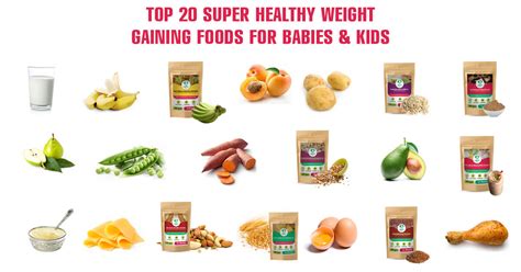 20 Super Healthy Weight Gain Foods for Babies and Kids