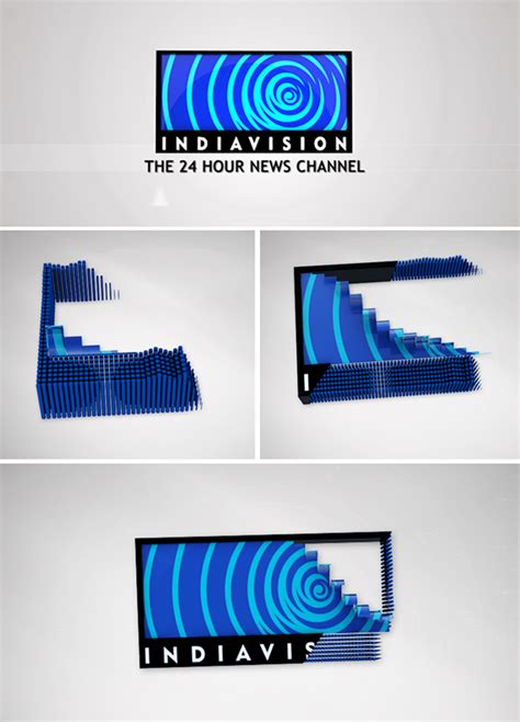 Indiavision News Channel Logo Formation | Behance