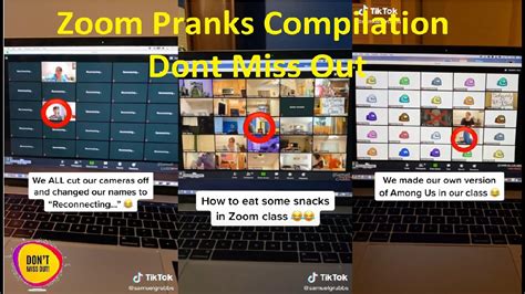 Zoom Meeting Pranks Compilation - College Edition - Don't Miss Out - YouTube