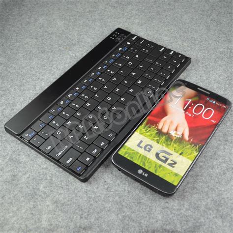 Free shipping 8" Wireless Bluetooth QWERTY Keyboard for LG G2-in Keyboards from Computer ...