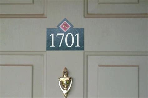 Pin by Shine On Signs and Graphics on Apartment Wayfinding | Door number sign, Apartment door ...