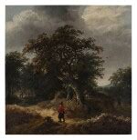 Wooded landscape with a boy and his dog | Master Paintings and ...
