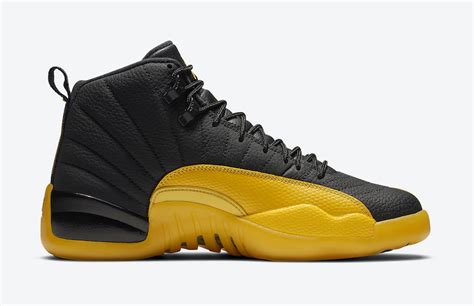 Air Jordan 12 Black University Gold 130690-070 Release Date - SBD