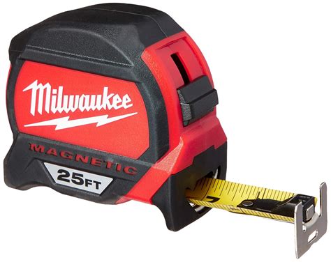 Milwaukee Milwaee Tool 48-22-7125 Magnetic Tape Measure 25 ft x 1.83 Inch: Amazon.in: Home ...