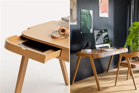 This desk design’s attention to detail makes it perfect for organization addicts! - Yanko Design