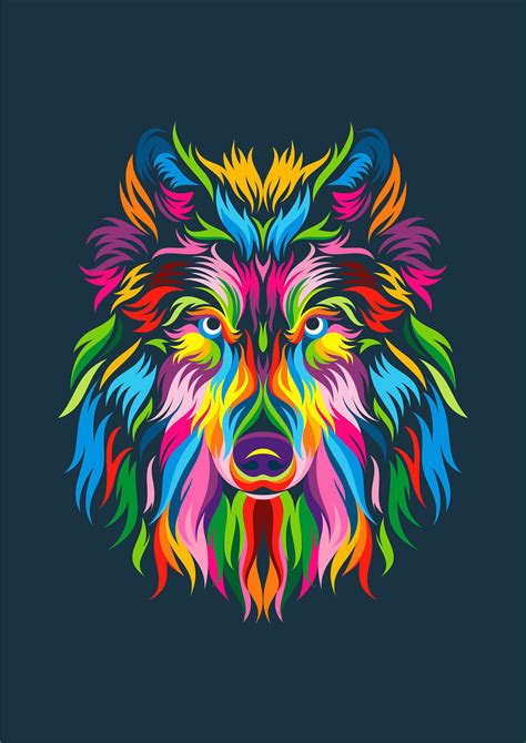 Full Color Wolf on Behance