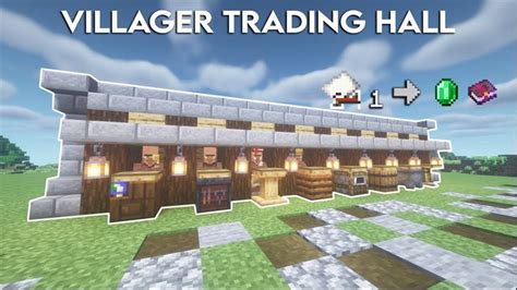 Easy Villager Trading Hall Tutorial in Minecraft 1.20 Unlimited Emerald ...