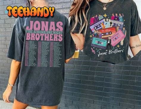 Vintage Jonas Brothers Nick Joe Kevin Jonas Shirt