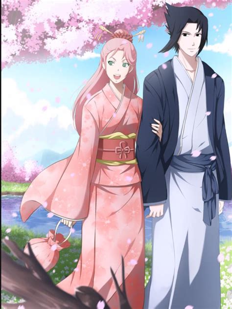 roaming in garden - Sasuke and Sakura Photo (37448721) - Fanpop