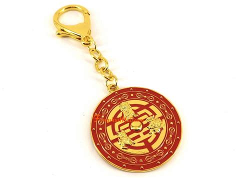 3 Celestials Protection Shield Amulet :: Feng Shui Keychain 2022