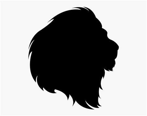 Pink Lion Head Silhouette , Free Transparent Clipart - ClipartKey