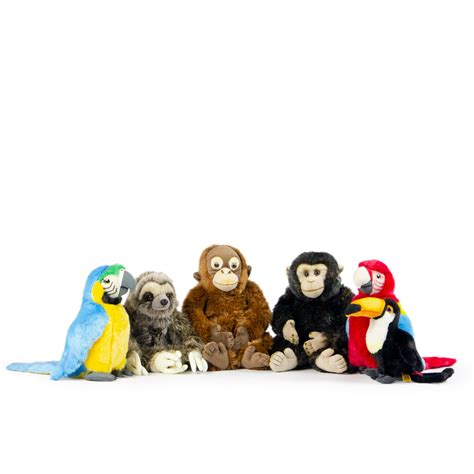 Jungle Animal Soft Toys | Living Nature | Premium Plush