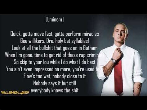 Eminem - Business (Lyrics) - YouTube