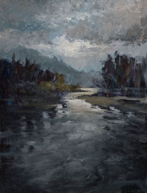 Morning (2019) Oil painting by Sergei Yatsenko | Art painting, Aesthetic painting, Dark paintings