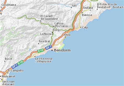 MICHELIN Albir map - ViaMichelin