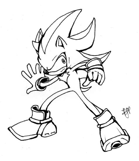 Shadow The Hedgehog Coloring Pages To Print - Coloring Home