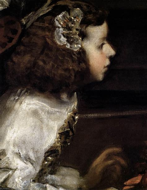 Paintings Reproductions Las Meninas (detail), 1656 by Diego Velazquez ...