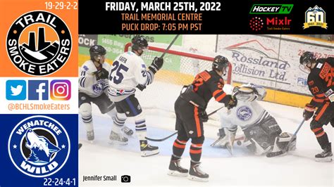 Preview – Smoke Eaters close out home Schedule against the Wild | Trail ...