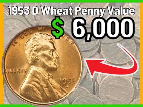 1953 D Wheat Penny Value and Price Chart