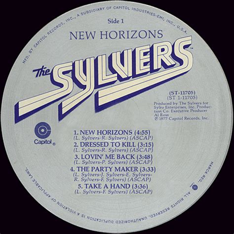 The Sylvers – New Horizons | Vinyl Album Covers.com