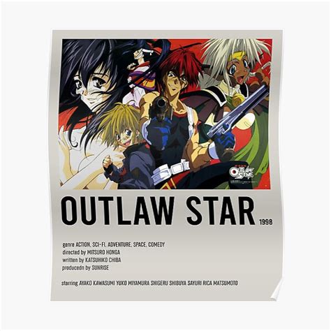 "Outlaw Star 1998 Sci-Fic Anime Movie" Poster by DTJKVStore | Redbubble